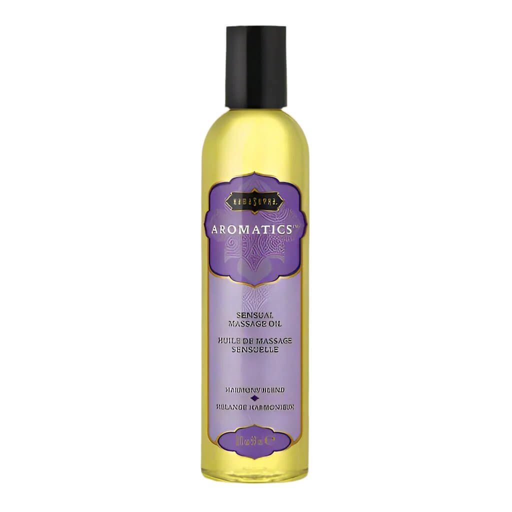 Kama Sutra Aromatics Massage Oil Harmony Blend on white background