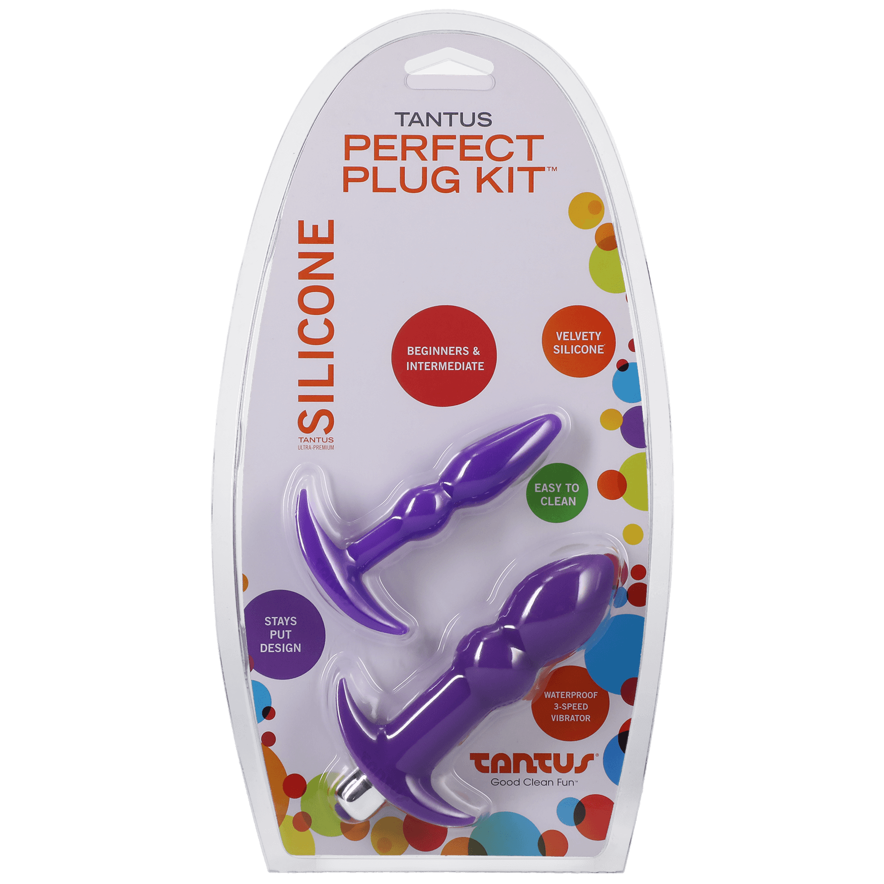 Perfect Plug Kit Lilac Firm Butt Plug