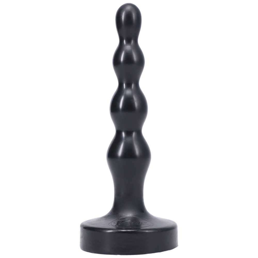 Tantus Silicone Ripple Small Silicone Butt Plug Black