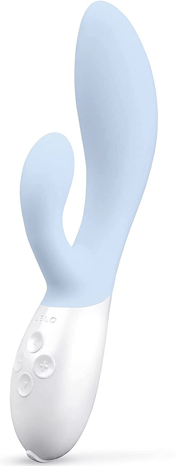 LeLo INA 3 rabbit vibrator in seafoam color