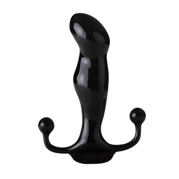 Aneros Progasm Black Ice Prostate Massager for incredible pleasure, Tickle-boxx exclusive hands-free design, 4.25" insertable.