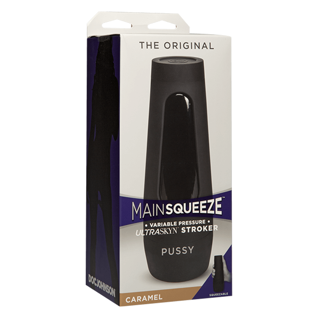 Doc Johnson Main Squeeze - The Original - ULTRASKYN Stroker - Pussy - Caramel