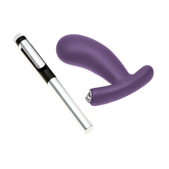 Je Joue Nuo v1.2 App Controlled Vibrating Butt Plug with discreet pen remote by Tickle-Boxx, enhancing anal pleasure.