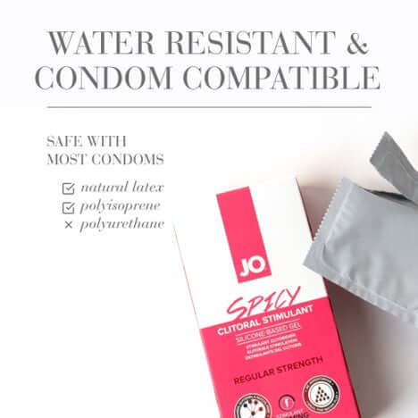 JO Clitoral Gel Spicy - Water Resistant and Condom compatible
