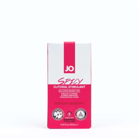 JO Clitoral Gel Spicy packaging shown