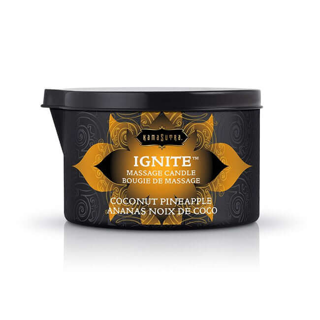 Kama Sutra Ignite Massage Candle - Coconut Pineapple scent