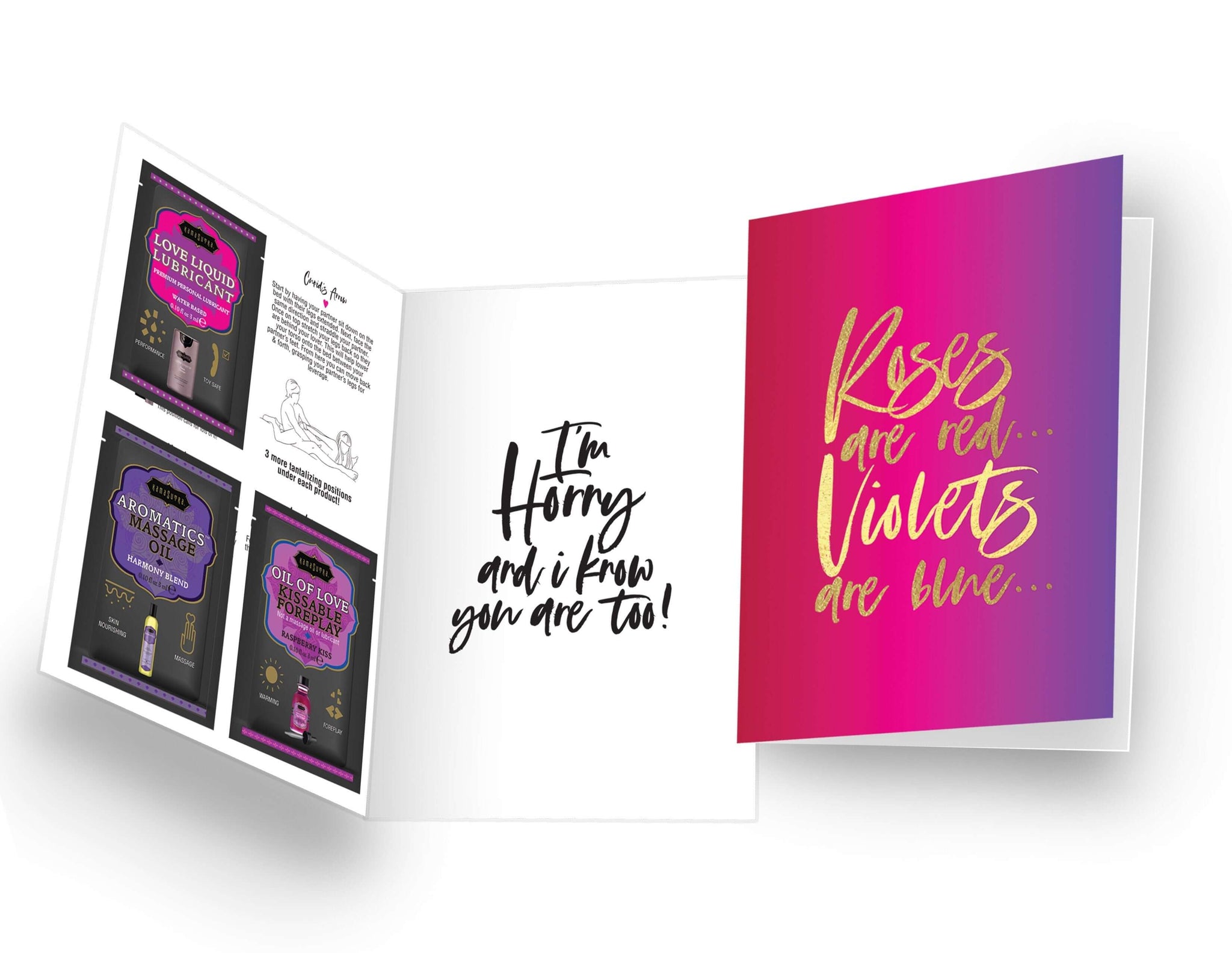Kama Sutra's Gift Card - Roses are Red-Voilets are blue-I'm horny and I know you are too