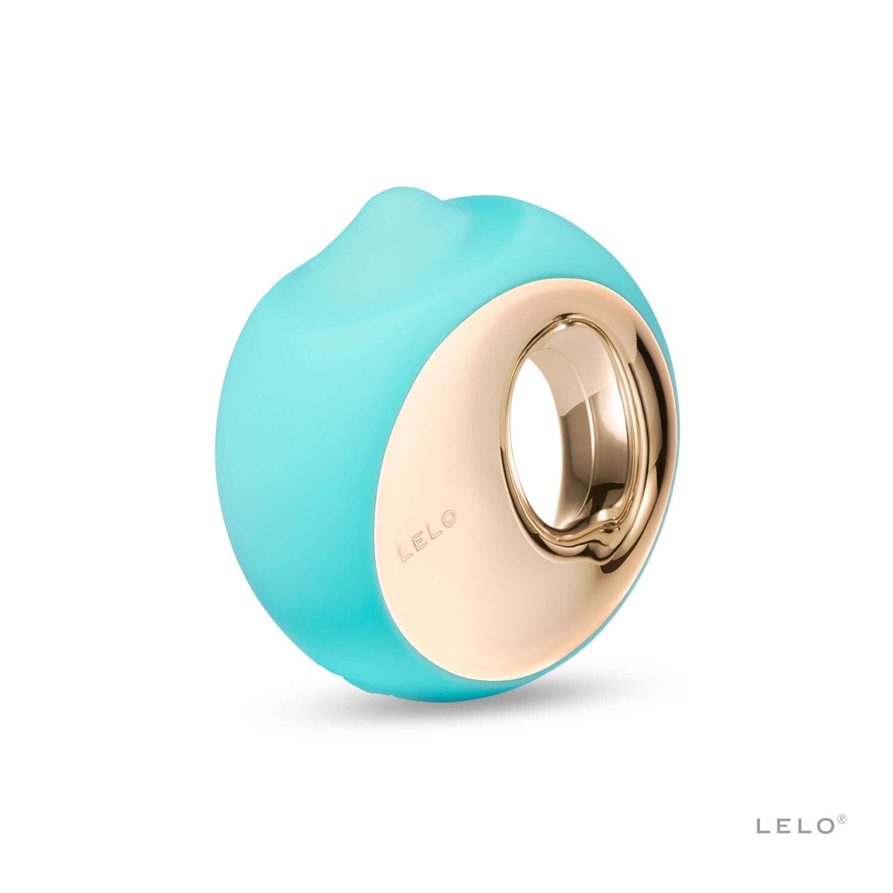 LeLo Ora 3 oral simulator shown in Aqua color on white background