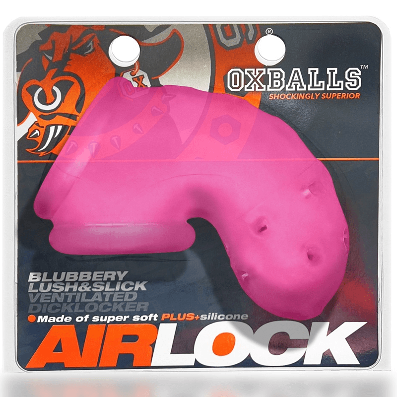 AIRLOCK air-lite vented chastity PINK ICE