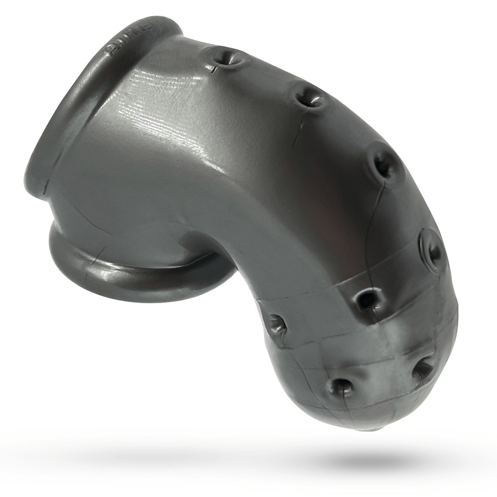 AIRLOCK, air-lite, vented, chastity, STEEL, lockable, secure, adult, fetish, restraint, device, durable, metal, intimate, accessory