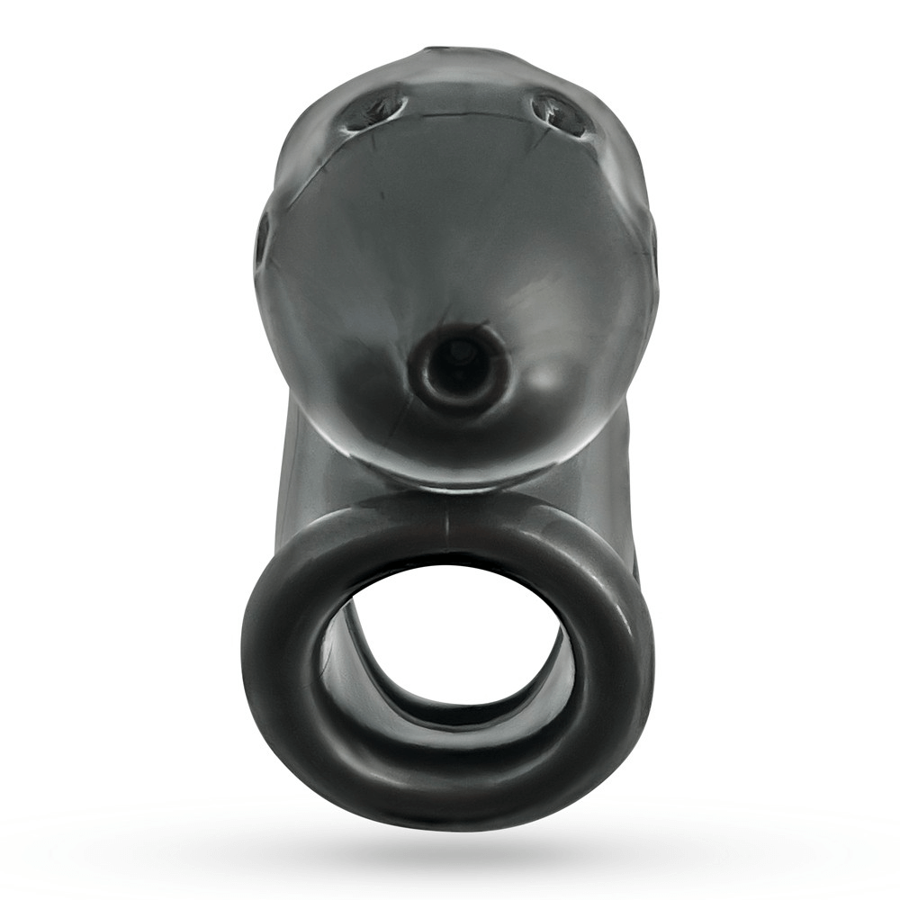 AIRLOCK, air-lite, vented, chastity, STEEL, lockable, secure, adult, fetish, restraint, device, durable, metal, intimate, accessory